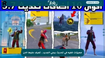 مميزات خفية في تحديث ببجي الجديد.. تعرف عليها الآن